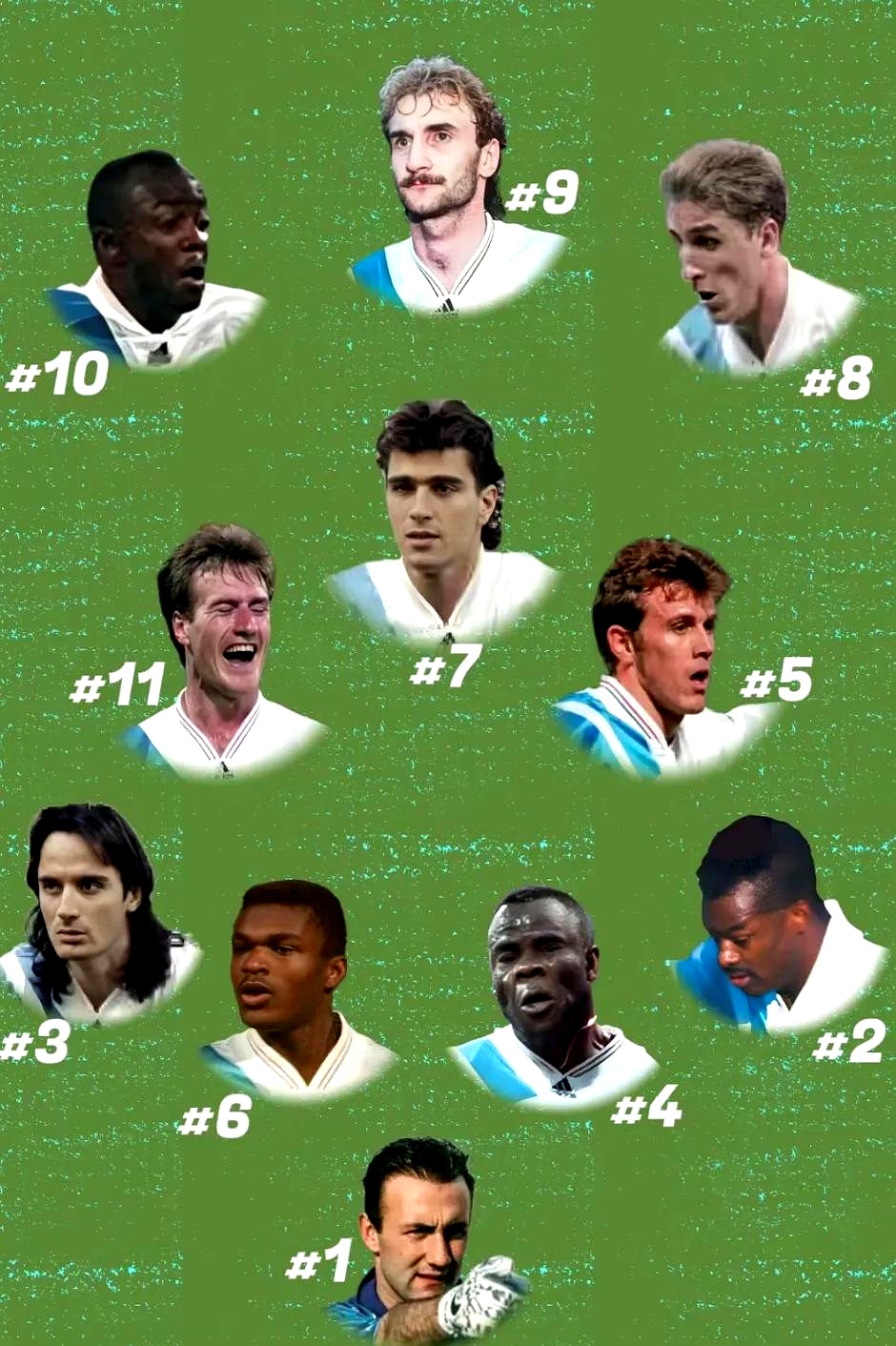 足球巨星们的集结，赛场上的豪杰传奇！